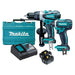 Makita Makita DLX2145T 2 Piece 18V 5.0Ah Cordless Drill & Driver Combo Kit