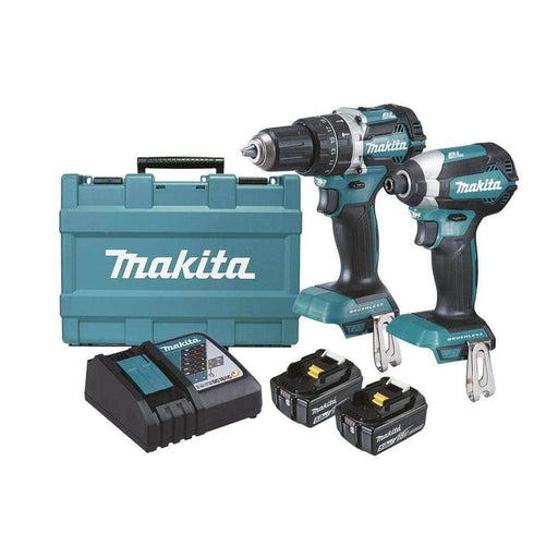 Makita Makita DLX2180TX 2 Piece 18V 5.0Ah Cordless Brushless Drill & Driver Combo Kit