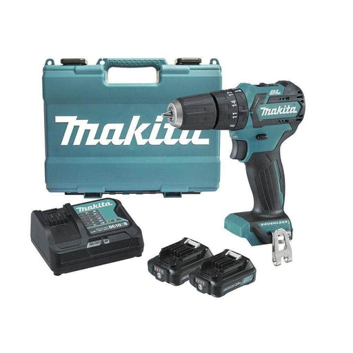 Makita Makita HP332DSAE 12V MAX 2.0Ah Cordless Brushless Hammer Driver Drill Kit