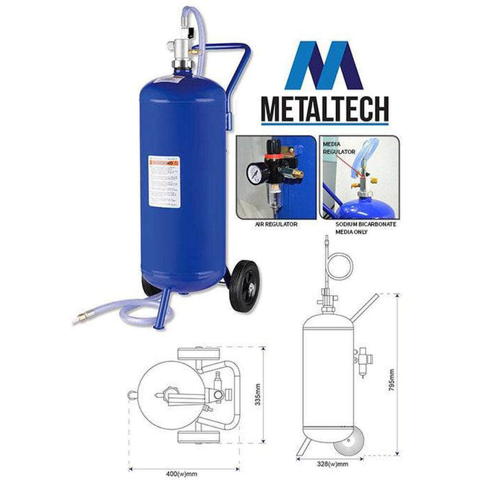 Metaltech Metaltech MTSB07G 7 Gallon (26.5L) Portable Soda Blaster