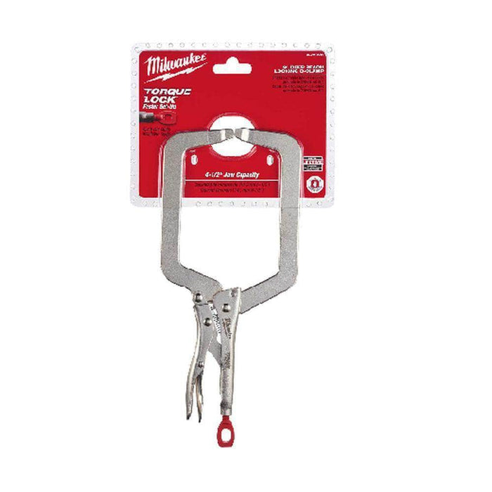 Milwaukee Milwaukee 48223533 228mm (9") Torque Lock C-Clamp Locking Pliers