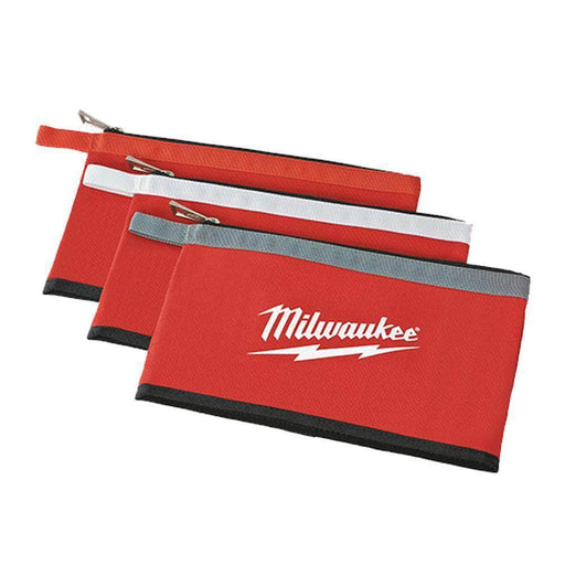 Milwaukee Milwaukee 48228193 3 Pack Canvas Zipper Tool Pouch