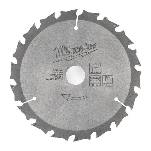 Milwaukee Milwaukee 4932430719 140mm (5-1/2") Cobalt Circular Saw Blade
