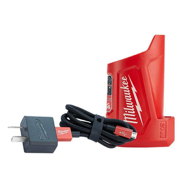 Milwaukee Milwaukee M12TC-0 12V Compact Charger & USB Power Source Kit