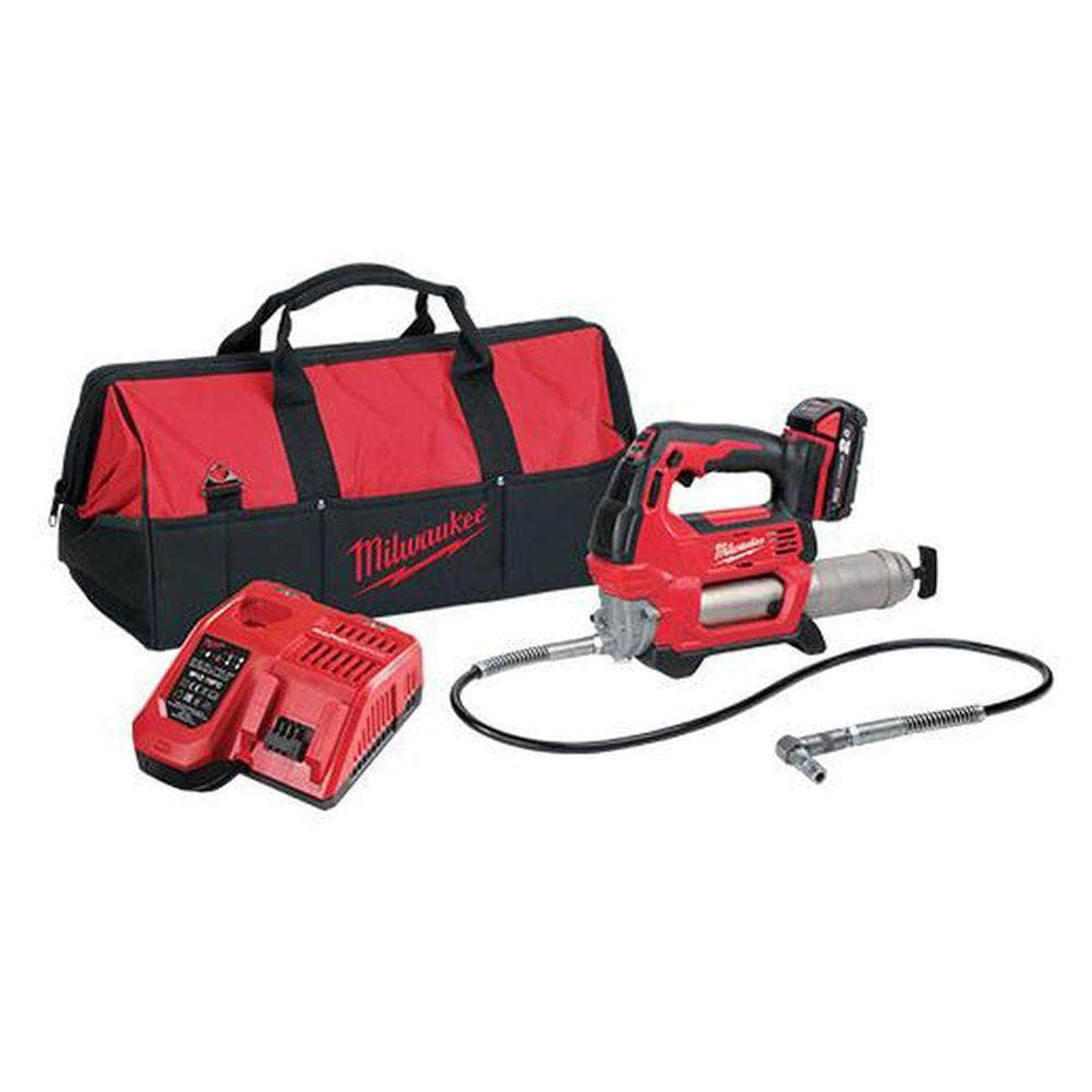 Milwaukee M18GG201B 18V 2.0Ah Cordless Grease Gun Combo Kit Tools