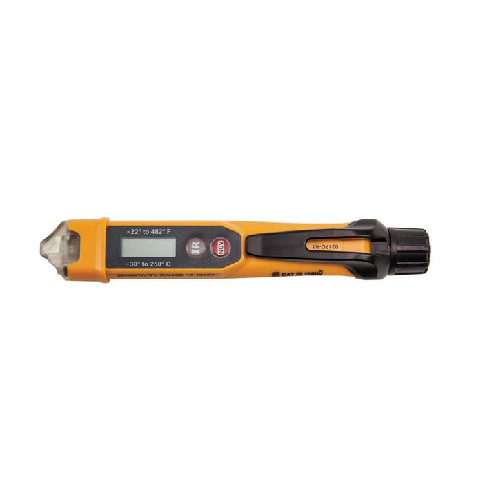 Klein A-NCVT-4IR 12V-1000V Non-Contact Voltage Tester Pen with Infrared Thermometer