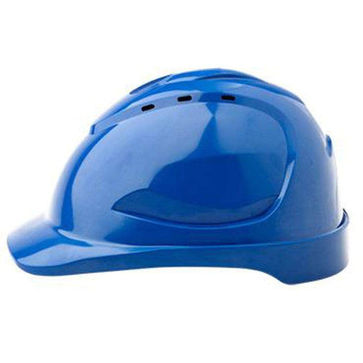 ProChoice ProChoice HHV90B V9 Blue Vented Safety Hard Hat with Pushlock Harness