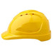 ProChoice ProChoice HHV90Y V9 Yellow Vented Safety Hard Hat with Pushlock Harness