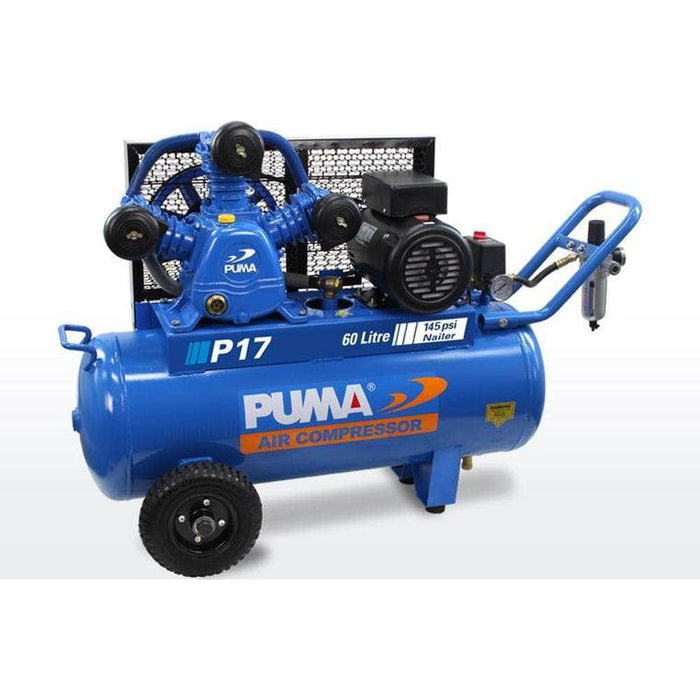 Puma Puma P17 60L 3.0HP 2.2kW 240V 15Ah Belt Drive Air Compressor