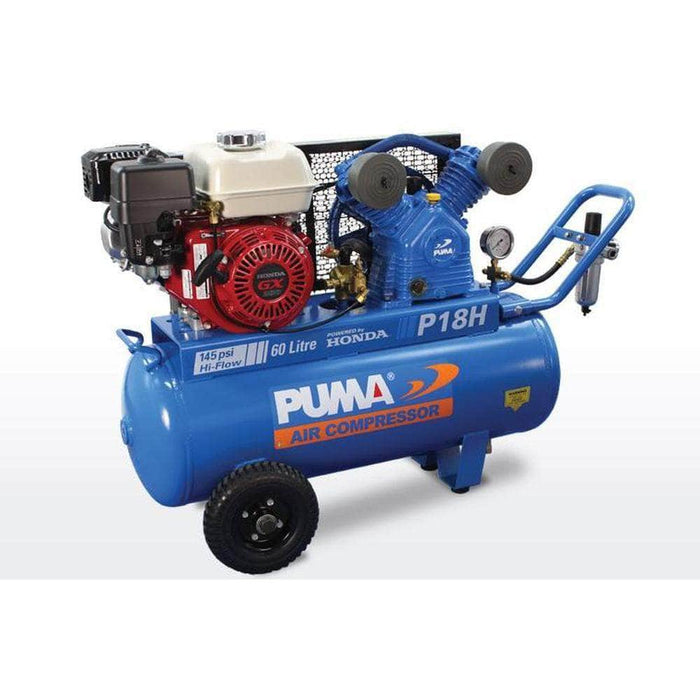 Puma Puma P18H 60L 6.5HP Honda GX200 Petrol Belt Drive Air Compressor