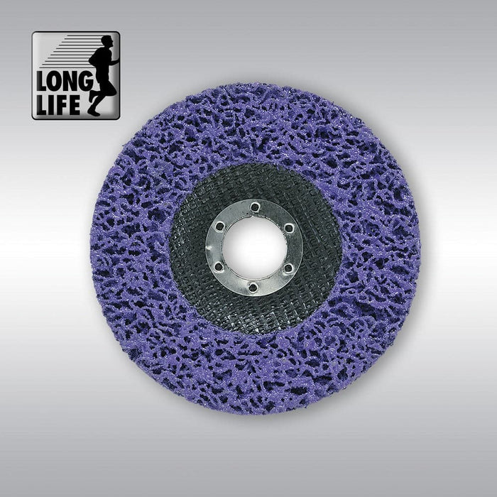 Makita B-29016 115mm (4-1/2") x 22.23mm Purple Fibreglass Silicone Carbide Strip Grinding Disc