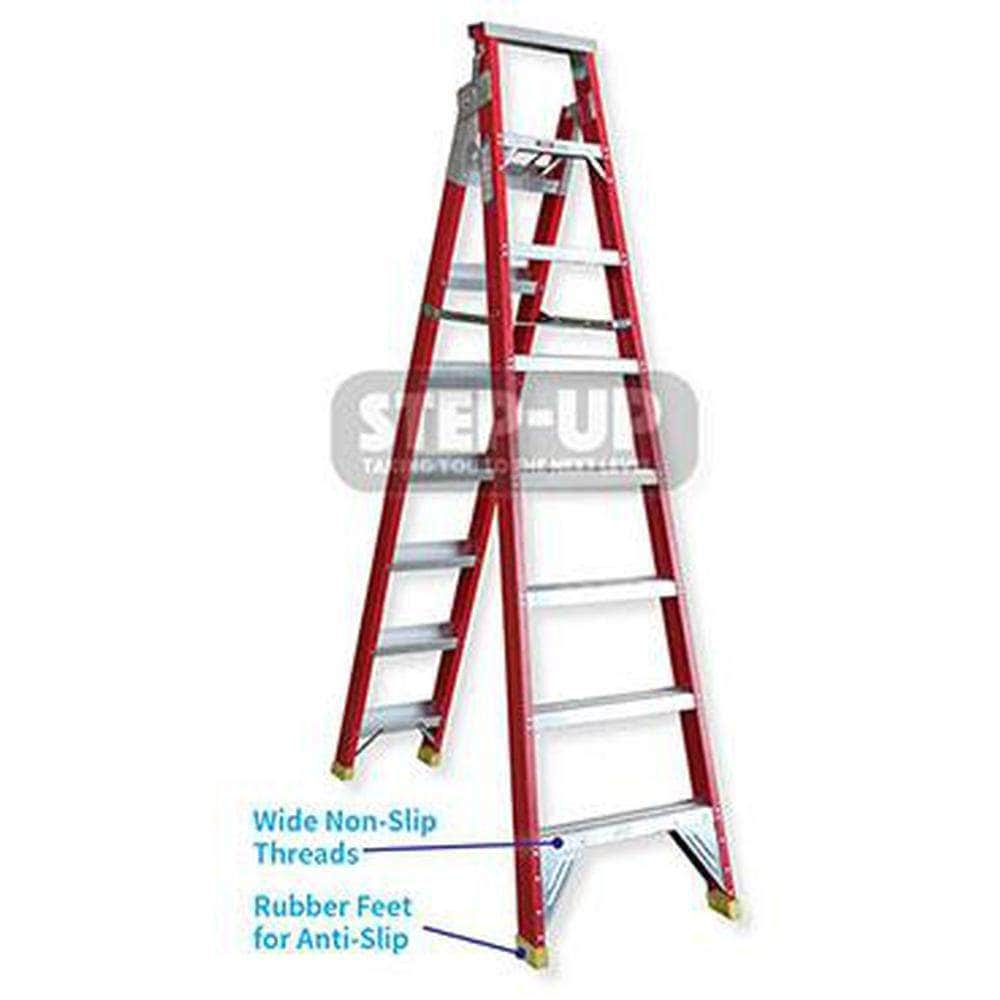 Step-Up ST11105 1.7m - 3.2m Fiberglass Dual Purpose A-Frame & Extension ...