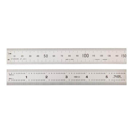 Toledo Toledo 150SE 150mm (6") Metric & SAE Stainless Steel Double Sided Ruler