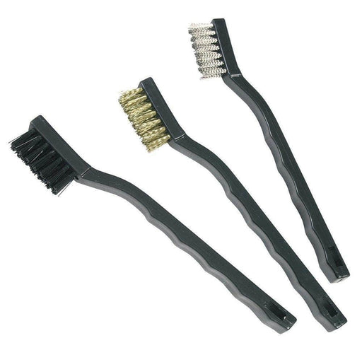 Toledo Toledo 301003 3 Piece Nylon & Brass & Steel Cleaning Brush Set