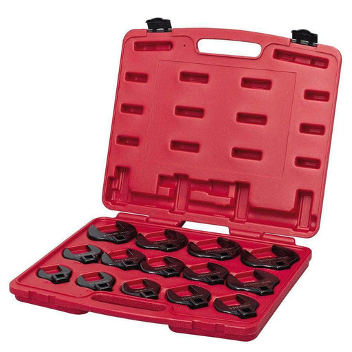 Toledo Toledo 301465 14 Piece Metric 1/2" Square Drive Crowfoot Wrench Set