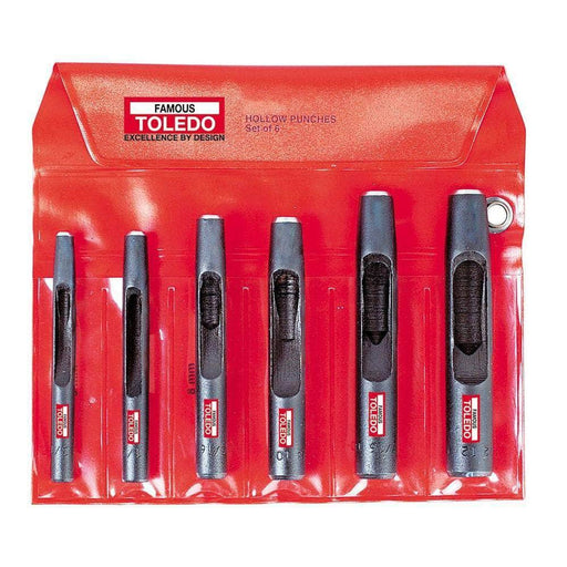 Toledo Toledo 321200 6 Piece Hollow Wad Punch Set