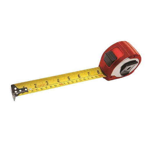 Toledo Toledo 321907 8m Metric & SAE Steel Wide Blade Tape Measure