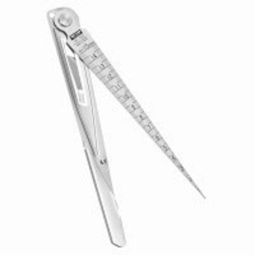 Toledo Toledo 700AM 1mm-15mm Stainless Steel Taper Gauge with Pocket Clip