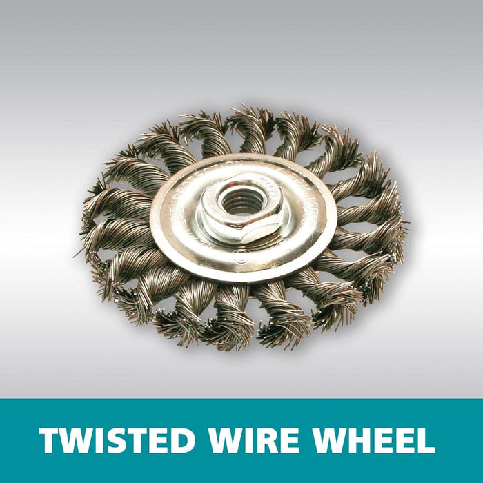 Makita D-55251 115mm x M14 Twisted Wire Wheel Brush