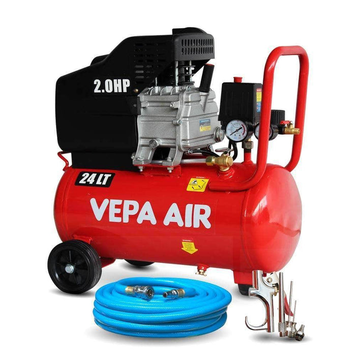 Vepa Vepa Air VADD15-24 24L 2.0HP Direct Drive Air Compressor Combo Kit